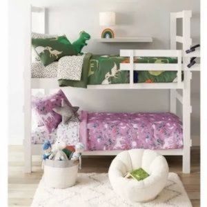 Pillowfort Meadow Magic Unicorns and Rainbows Bed in a Bag RARE Size TWIN NEW!